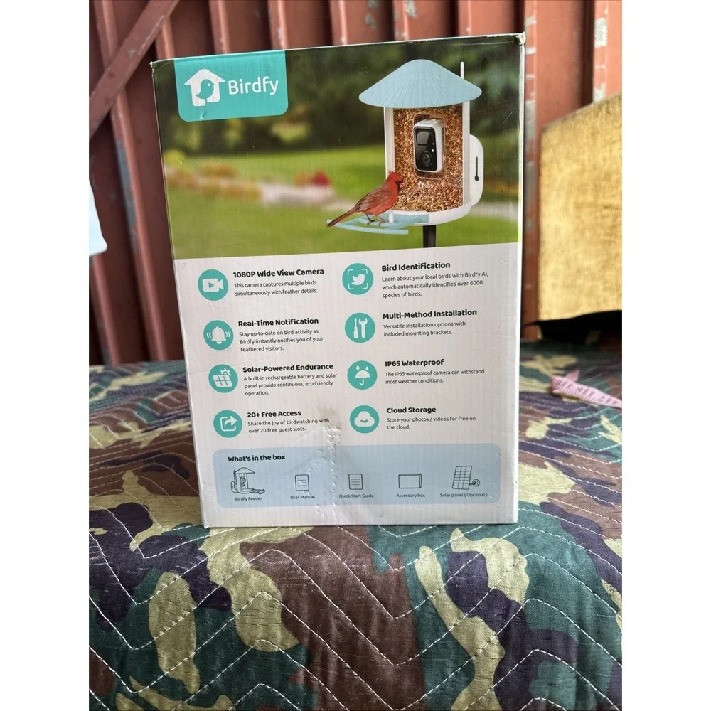 Birdfy Smart Bird Feeder with Camera Bird Watching Camera Auto Capture
